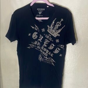 GUESS Black Graphic Men's Shirt